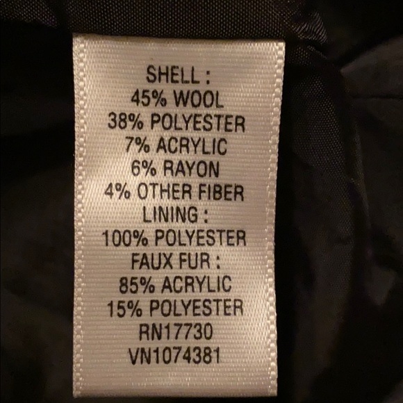 Wool Blend Winter Trench Cot - Picture 8 of 8